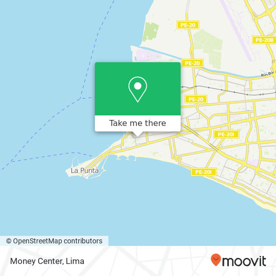 Money Center map