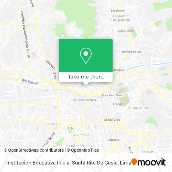 Institución Educativa Inicial Santa Rita De Casia map