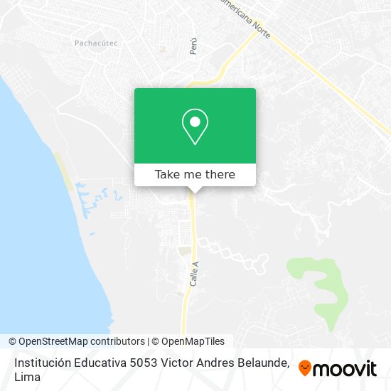 Institución Educativa 5053 Victor Andres Belaunde map