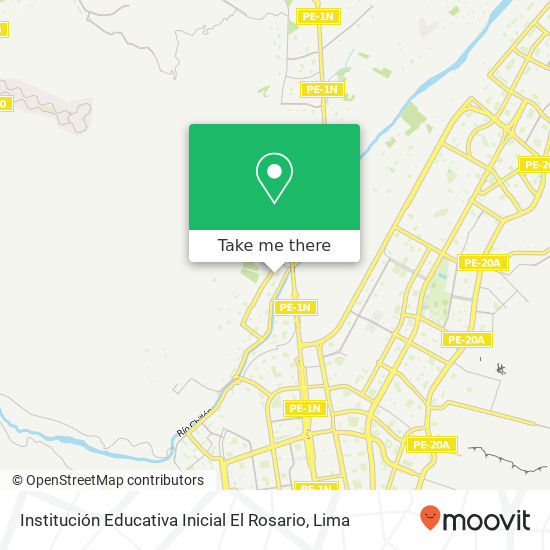 Institución Educativa Inicial El Rosario map