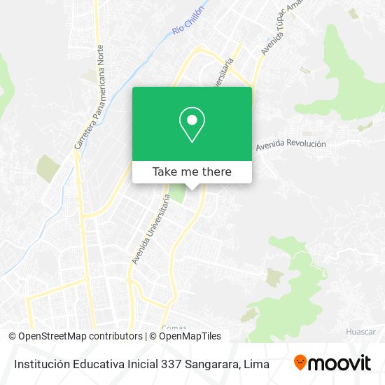 Institución Educativa Inicial 337 Sangarara map