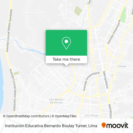 Institución Educativa Bernardo Boulay Turner map