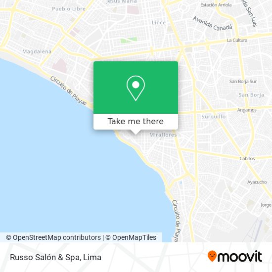 Russo Salón & Spa map