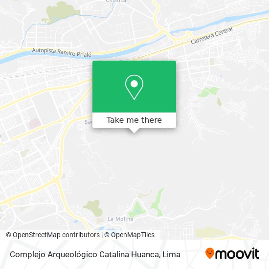 Complejo Arqueológico Catalina Huanca map