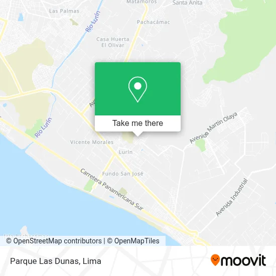 Parque Las Dunas map
