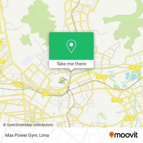 Max Power Gym map