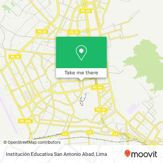 Institución Educativa San Antonio Abad map