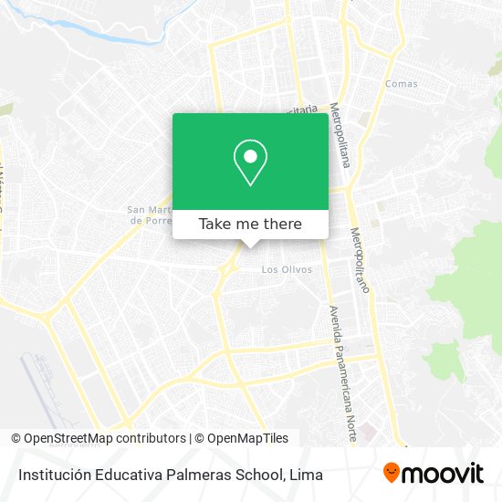 Institución Educativa Palmeras School map