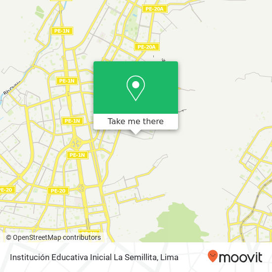 Institución Educativa Inicial La Semillita map