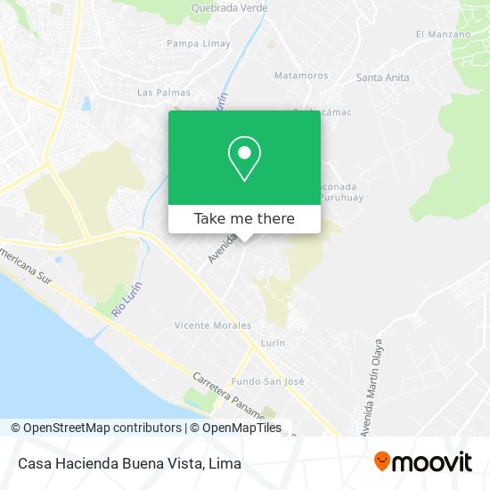 Casa Hacienda Buena Vista map