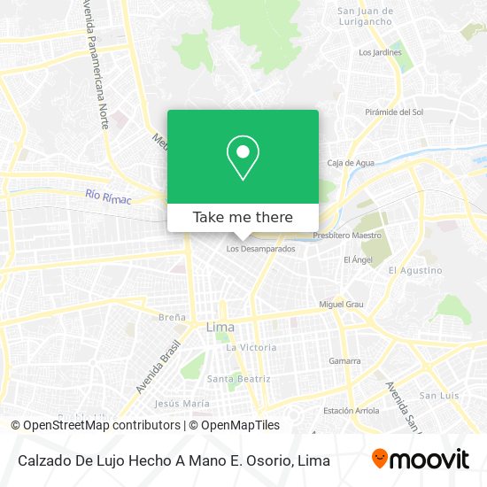 Calzado De Lujo Hecho A Mano E. Osorio map