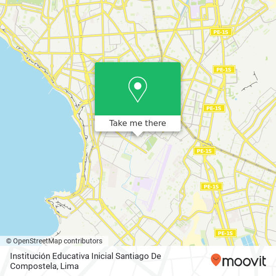 Institución Educativa Inicial Santiago De Compostela map