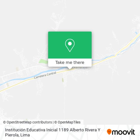 Institución Educativa Inicial 1189 Alberto Rivera Y Pierola map