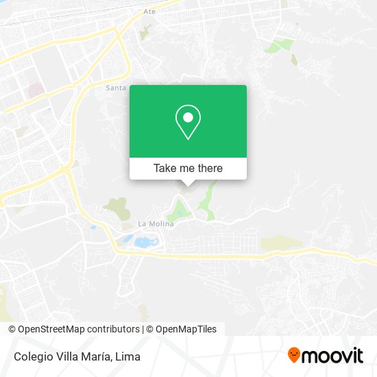 Colegio Villa María map