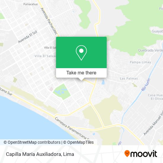 Mapa de Capilla María Auxiliadora