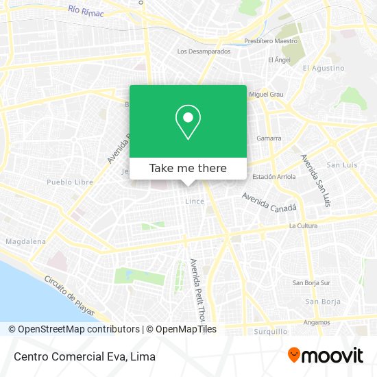 Centro Comercial Eva map