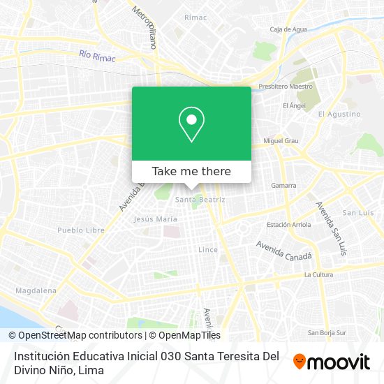 Institución Educativa Inicial 030 Santa Teresita Del Divino Niño map