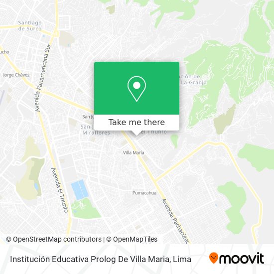 Institución Educativa Prolog De Villa Maria map