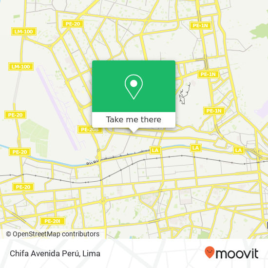 Chifa Avenida Perú map