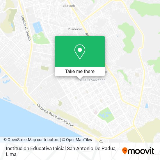 Institución Educativa Inicial San Antonio De Padua map