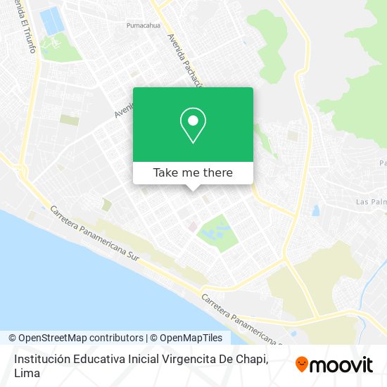 Institución Educativa Inicial Virgencita De Chapi map
