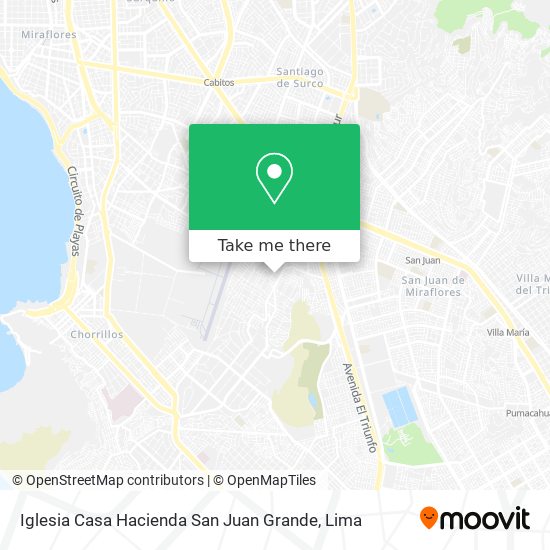 Mapa de Iglesia Casa Hacienda San Juan Grande