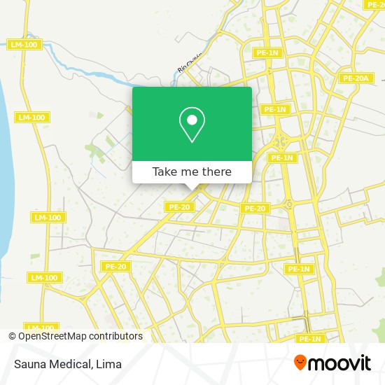 Sauna Medical map