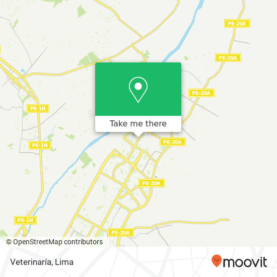 Veterinaría map