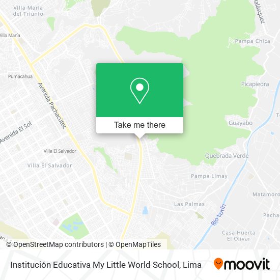 Mapa de Institución Educativa My Little World School