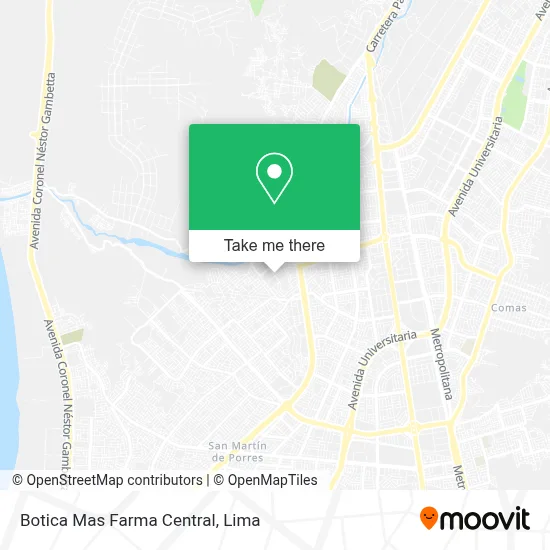 Botica Mas Farma Central map
