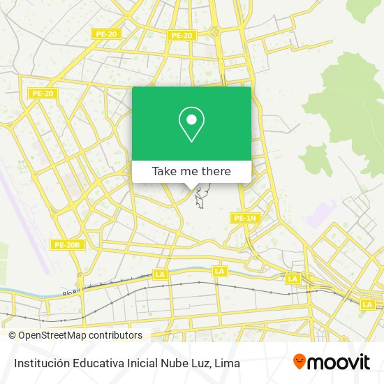 Institución Educativa Inicial Nube Luz map