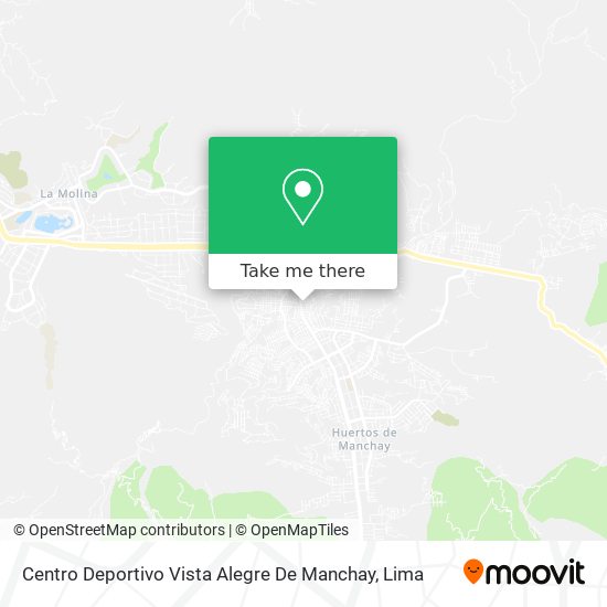 Centro Deportivo Vista Alegre De Manchay map