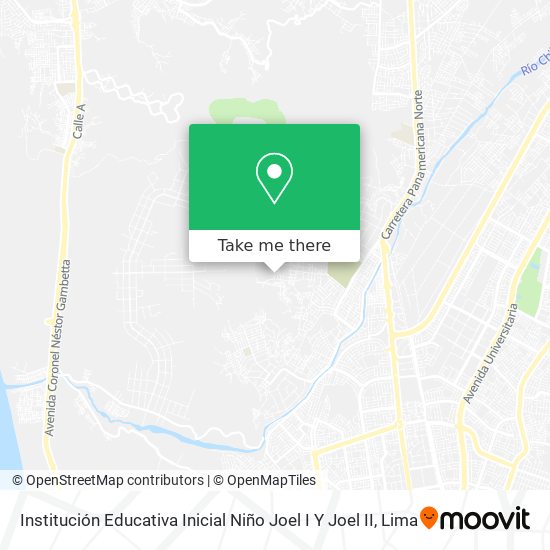 Institución Educativa Inicial Niño Joel I Y Joel II map