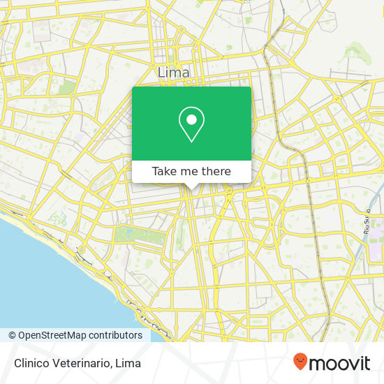 Clinico Veterinario map