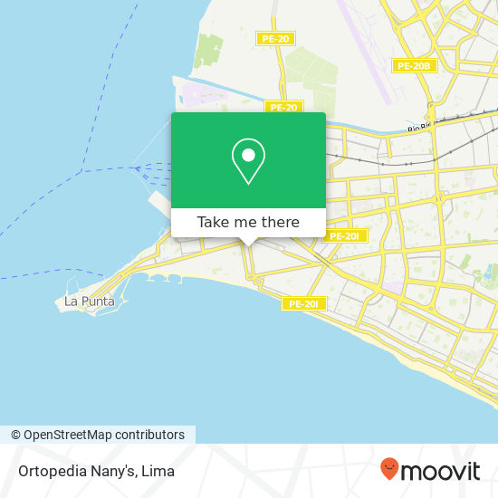 Ortopedia Nany's map