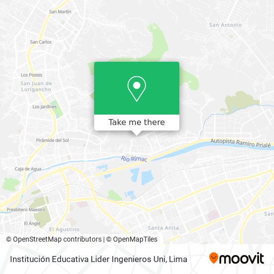 Institución Educativa Lider Ingenieros Uni map