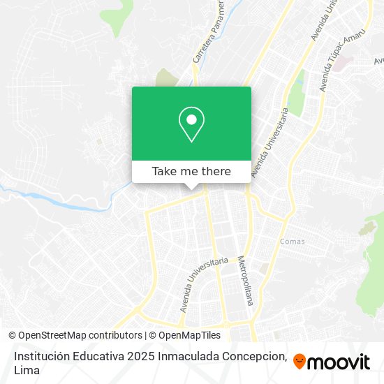 Institución Educativa 2025 Inmaculada Concepcion map