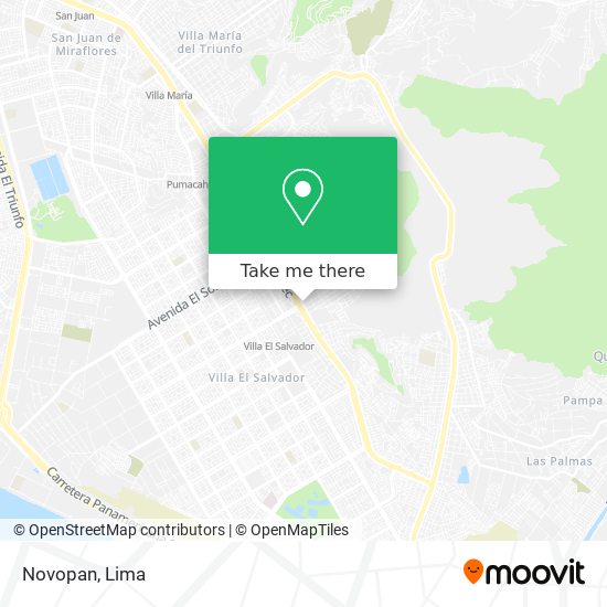 Novopan map