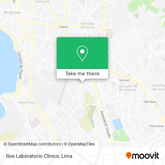 Roe Laboratorio Clínico map