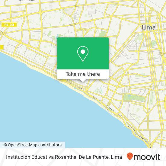 Institución Educativa Rosenthal De La Puente map