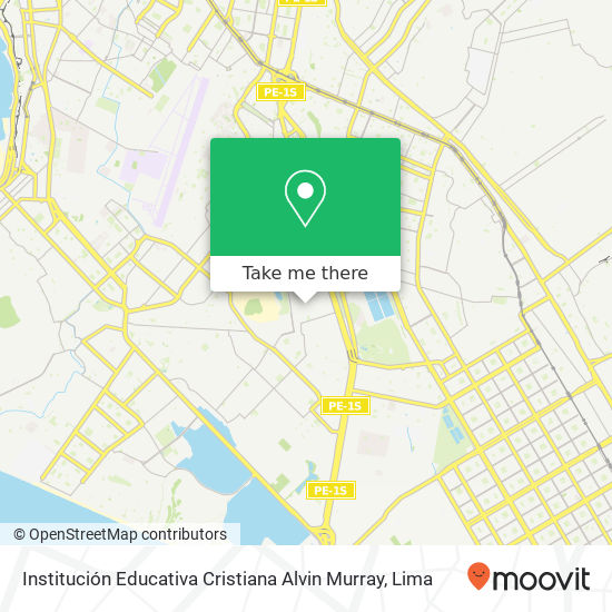 Institución Educativa Cristiana Alvin Murray map