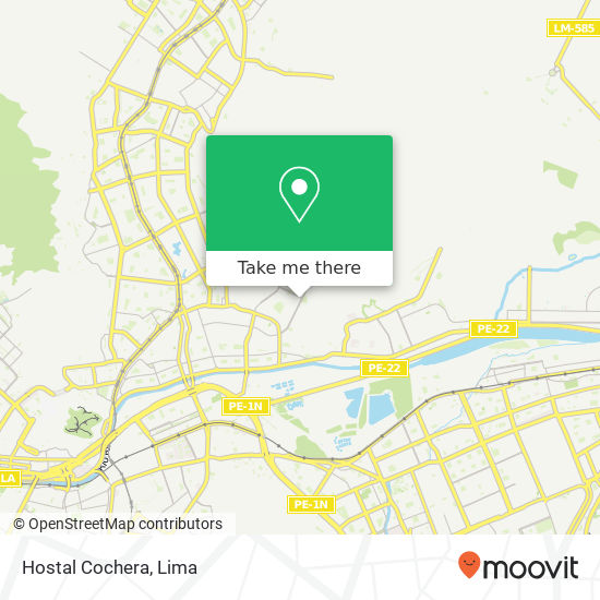 Hostal Cochera map