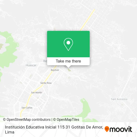 Institución Educativa Inicial 115 31 Gotitas De Amor map