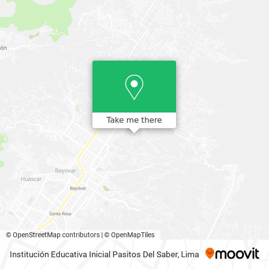 Institución Educativa Inicial Pasitos Del Saber map