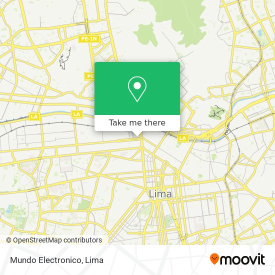 Mundo Electronico map