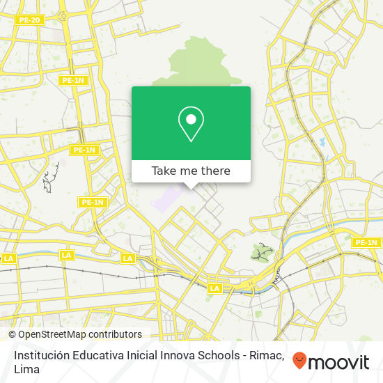 Institución Educativa Inicial Innova Schools - Rimac map