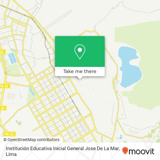 Institución Educativa Inicial General Jose De La Mar map