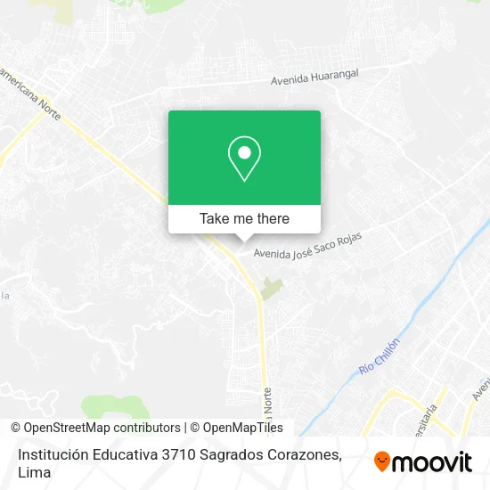 Institución Educativa 3710 Sagrados Corazones map