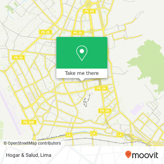 Hogar & Salud map