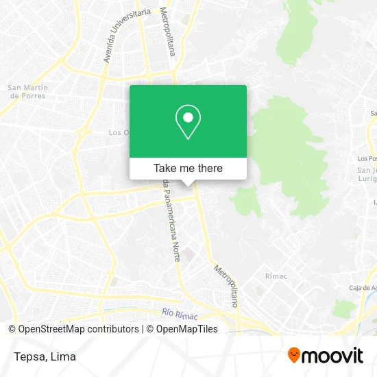 Mapa de Tepsa